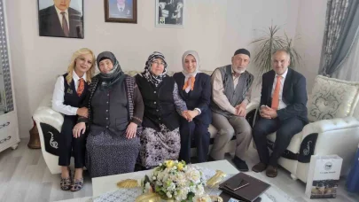 Kars’ta şehit yakınları evlerinde ziyaret edildi