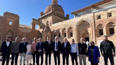 Kültür ve Turizm Bakan Yardımcısı Dr. Serdar Çam, Ağrı’da incelemelerde bulundu