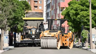 Patnos’ta beton asfalt çalışmaları başladı