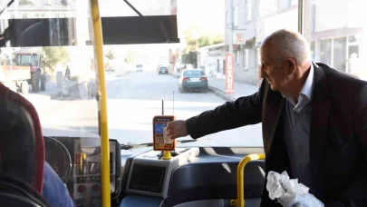 Toplu ulaşımdaki aktarma süresine Başkan Sekmen müdahale etti