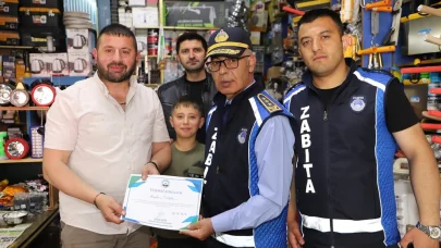 Zabıta ekiplerinin  kaldırım işgal denetimleri devam ediyor