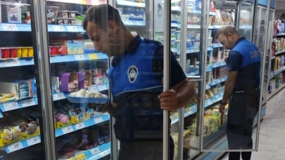 Kağızman’da marketler denetlendi