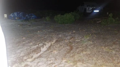 Tunceli’de temmuz ayında kar ve dolu sürprizi