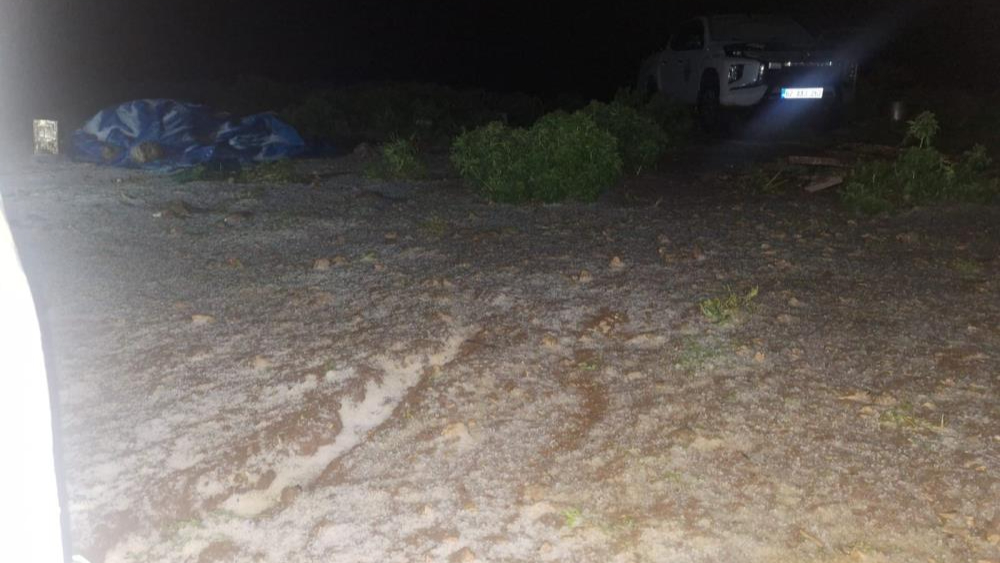 Tunceli’de temmuz ayında kar ve dolu sürprizi