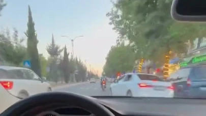 Sürücünün hatalı geçiş yapması korkuttu