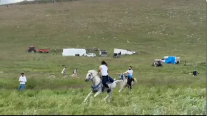 Yayla şenliğinde cirit gösterisine yoğun ilgi