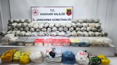 121 kilo uyuşturucu ele geçirildi