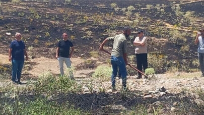 Tunceli’de ekili alanda çıkan yangın, zamanında müdahaleyle söndürüldü