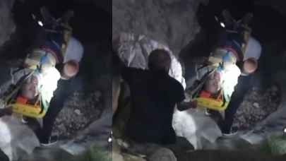 Kayalıklardan düşen 1 kişi hayatını kaybetti