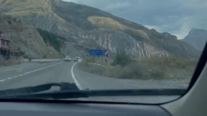 Erzurum’da spor araç mıcıra kapıldı