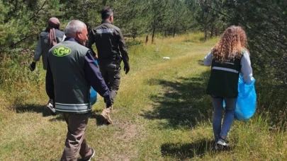 Selim Celal Aras Hatıra Ormanı’nda çevre temizliği