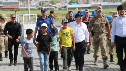 Vali Polat, Digor’da çeşitli incelemelerde bulundu