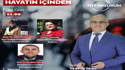 Polat, Karslı kadın müzisyenleri TRT Erzurum Radyosu'nda anlattı