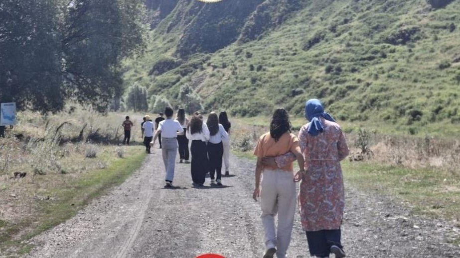 Akyaka kanyonu ziyaretçilerini ağırlıyor