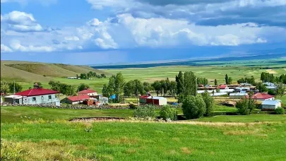 Kars’ın köyleri resmedilmiş bir tablo gibi duruyor