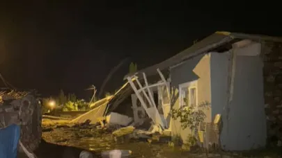 Sel ve heyelan nedeniyle köylerde hasar oluştu