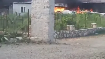 Ev yangını kontrol altına alındı