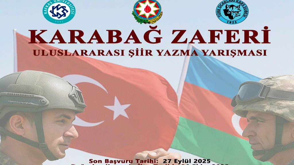 KAÜ'de “Karabağ Zaferi” konulu uluslararası şiir yazma yarışması düzenlenecek