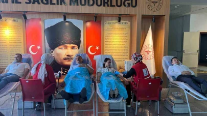 Ağrı’da 15 Temmuz’da kan bağışı kampanyası düzenlendi
