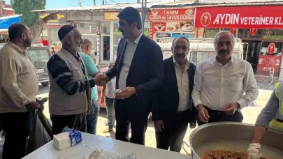 Aşkale’de aşure ikramına yoğun ilgi