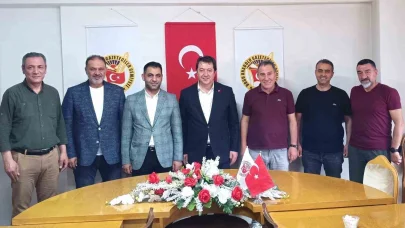 ASKON başkanı Turan, DAGC Başkanı Türkez’i ziyaret etti