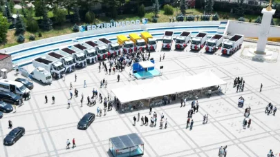 Büyükşehir 19. araç filosunu tanıttı