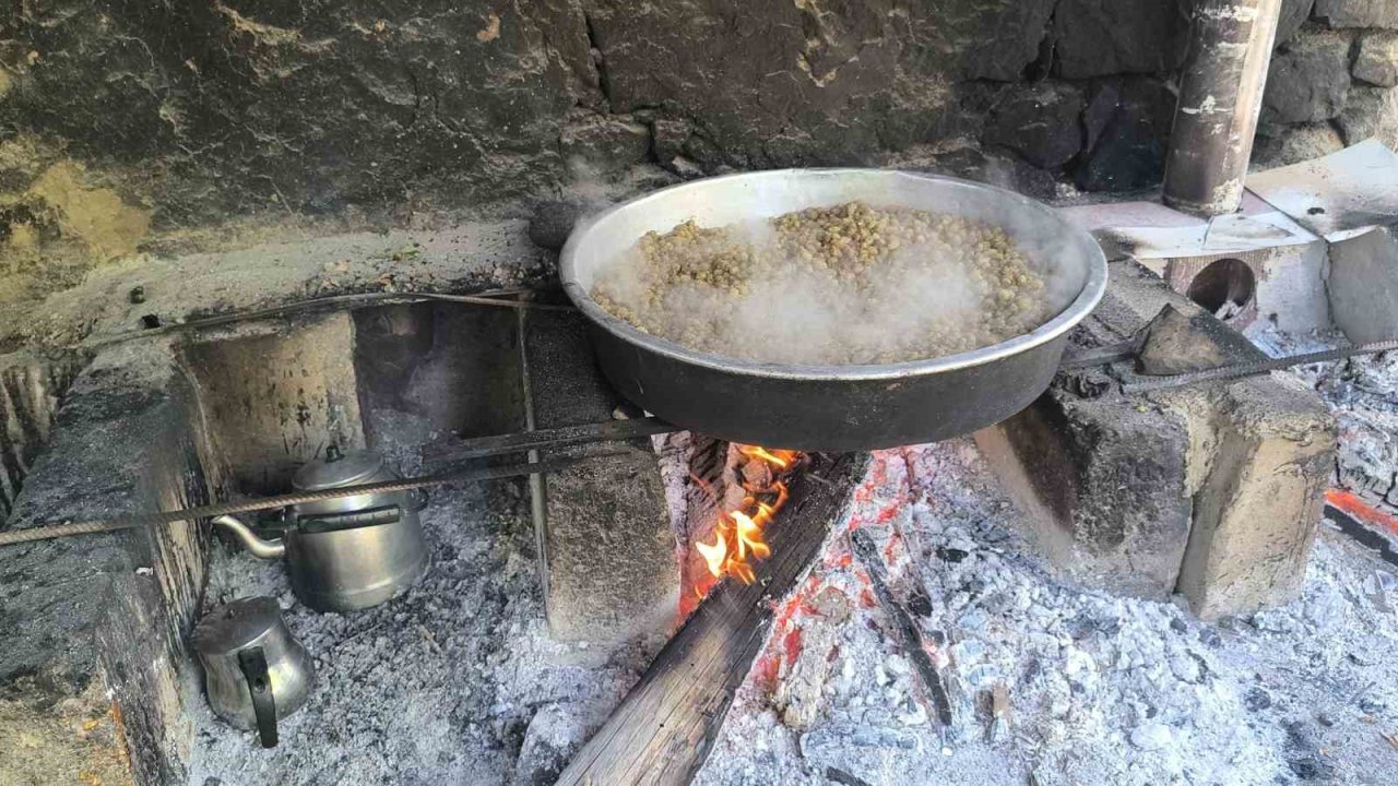 Uzundere’de pekmez yapımı başladı
