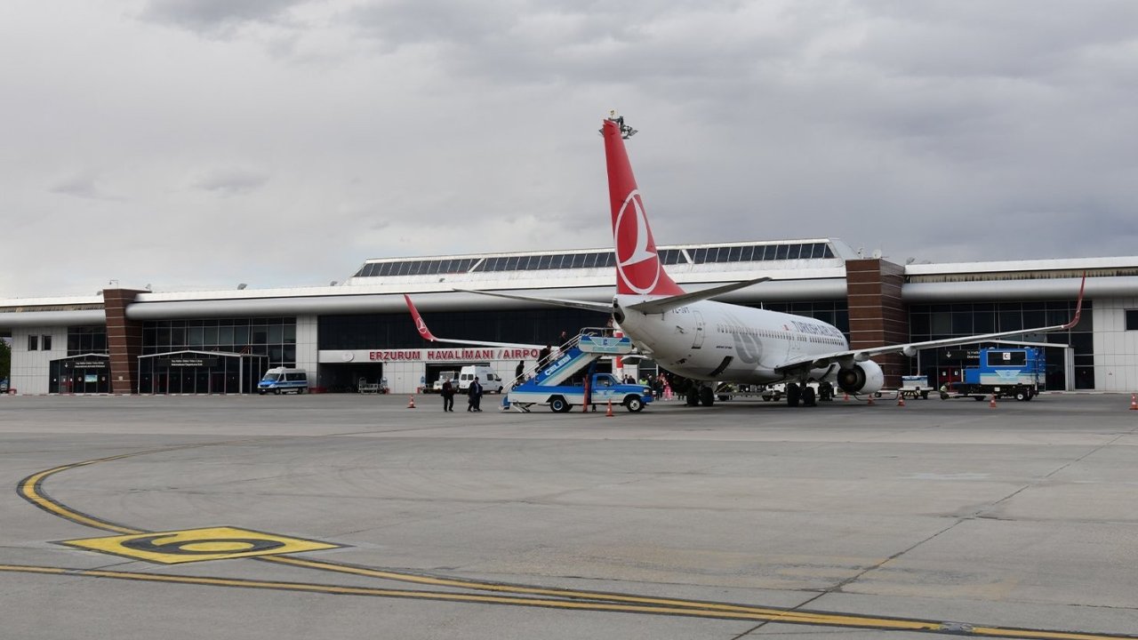 Erzurum’da ilk çeyrekte ayından 601  bin 241 kişi uçtu