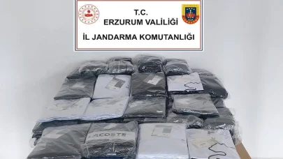 Erzurum’da kaçakçılara operasyon