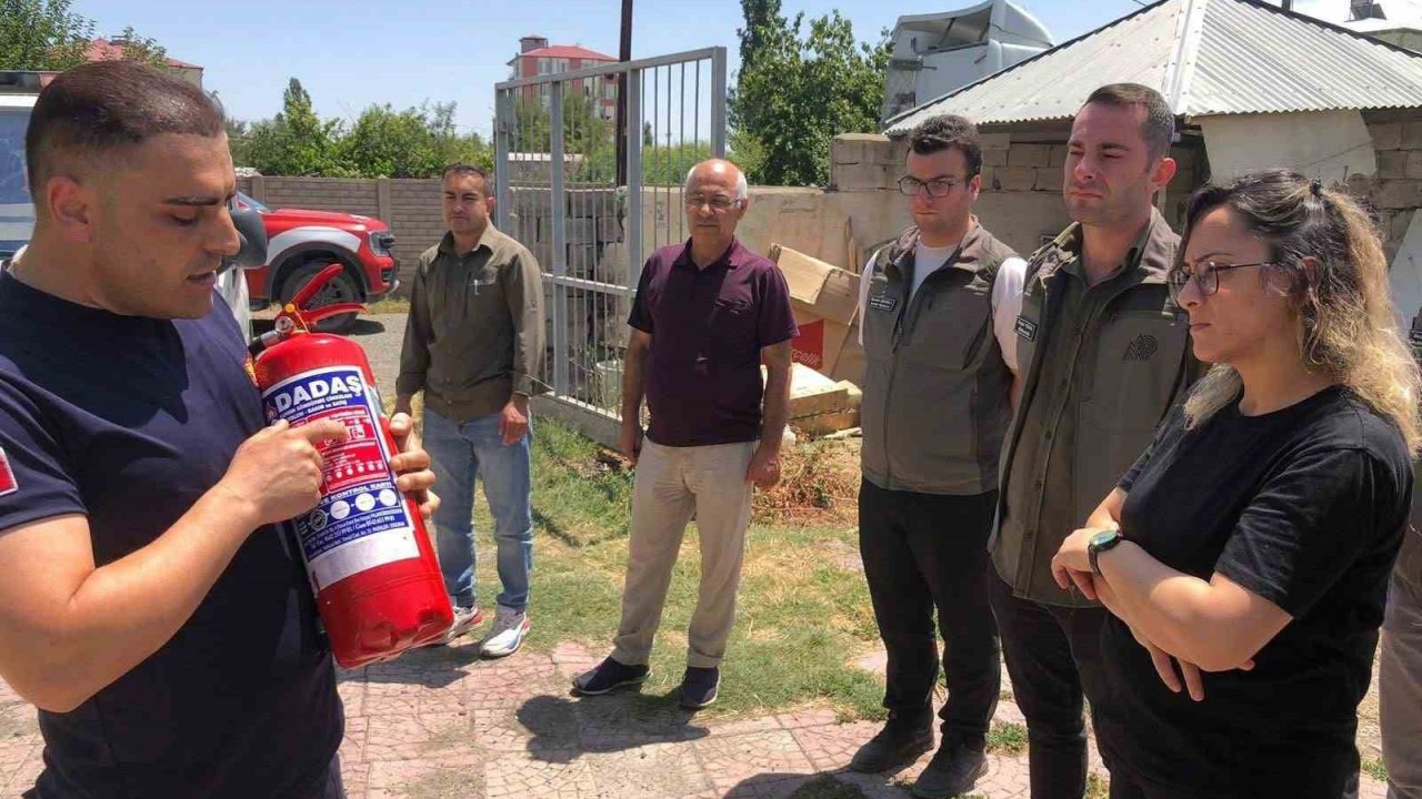 Iğdır’da yangın güvenliği eğitimi verildi