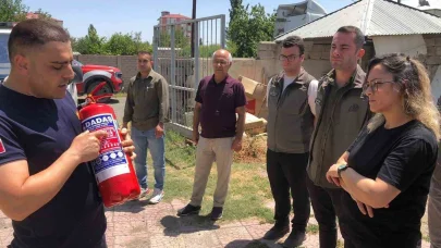 Iğdır’da yangın güvenliği eğitimi verildi