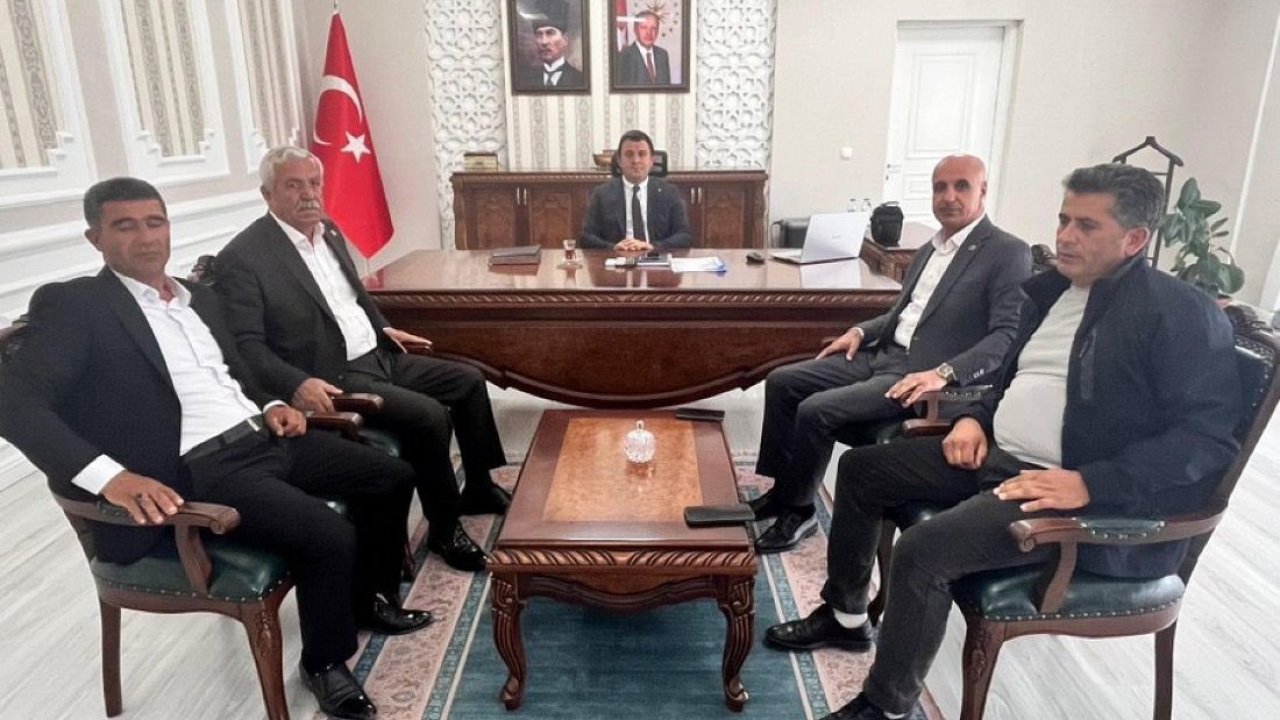 Patnos İl Meclis Üyeleri, Kaymakam Dertlioğlu’nu ziyaret etti