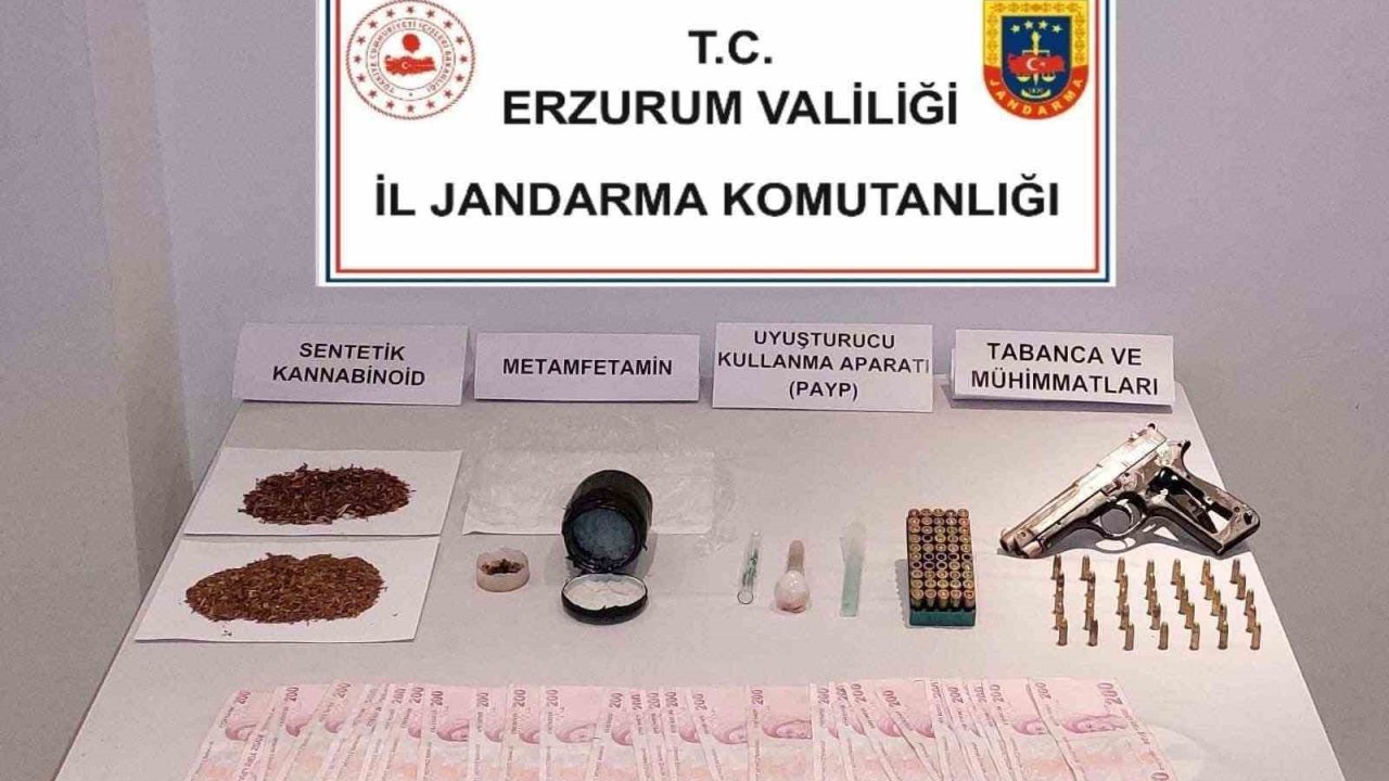Erzurum'da uyuşturucu operasyonu