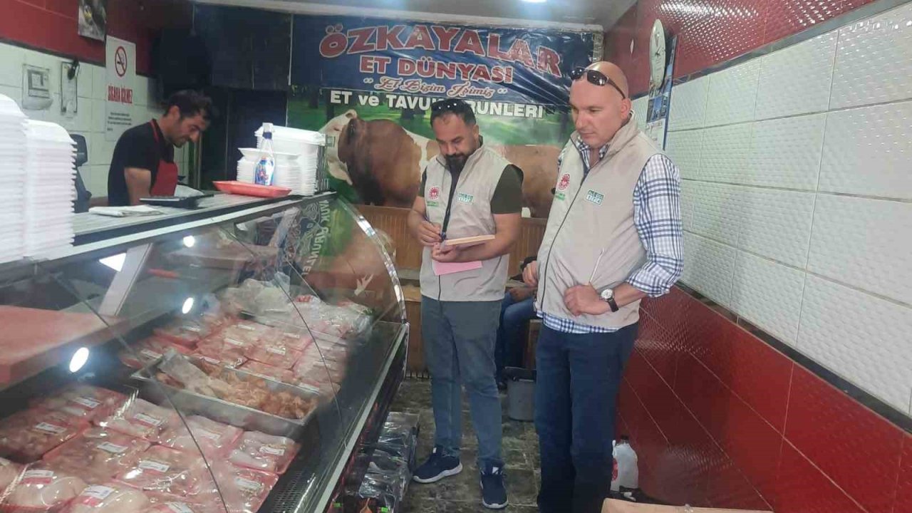 Kars’ta kasap ve şarküteri denetimi