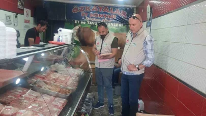 Kars’ta kasap ve şarküteriler denetlendi