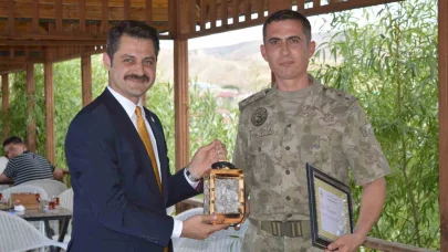 Kaymakam Yılmaz veda programına katıldı