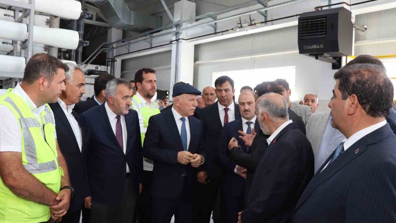 Su arıtma tesisi hizmete girdi