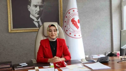 Olur kaymakamı Semanur Kalkan göreve başladı