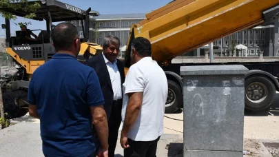 Patnos’ta yollar yenileniyor