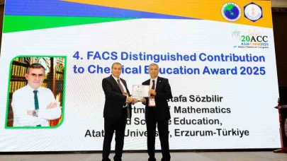 Prof. Dr. Sözbilir’e uluslararası kimya eğitim ödülü