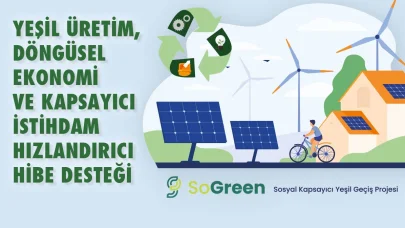 SoGreen yeşil üretim, döngüsel ekonomi ve kapsayıcı istihdam hızlandırıcı hibe desteği programı ilan edildi