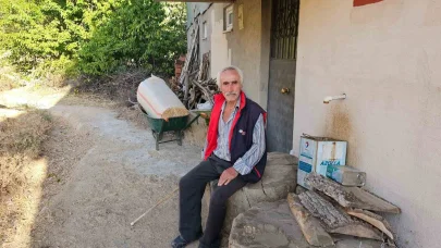 1.5 kilometrelik yolu kendi imkanları ile yaptı, kalanına gücü yetmeyince destek istedi