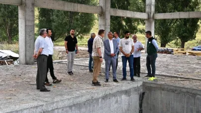 Kars Atıksu Toplama ve Arıtma Tesisinde teknik inceleme