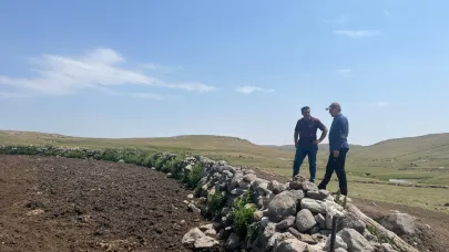 Müdür Aydın yaylada üreticilerle bir araya geldi