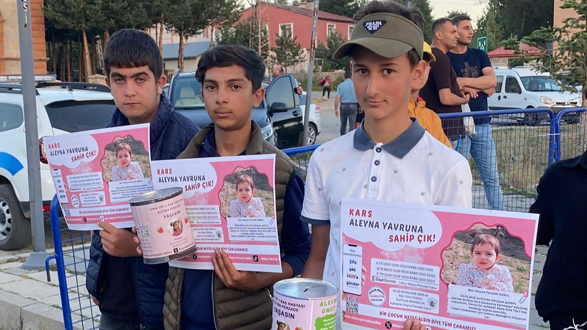 Sarıkamışlı Aleyna için yardım kampanyası