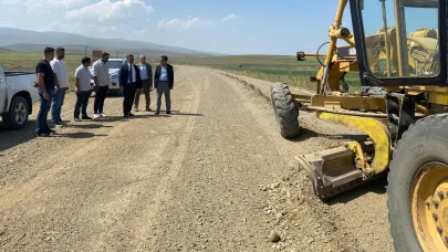 Kaymakam Akköz, köylerde yapılan çalışmaları inceledi