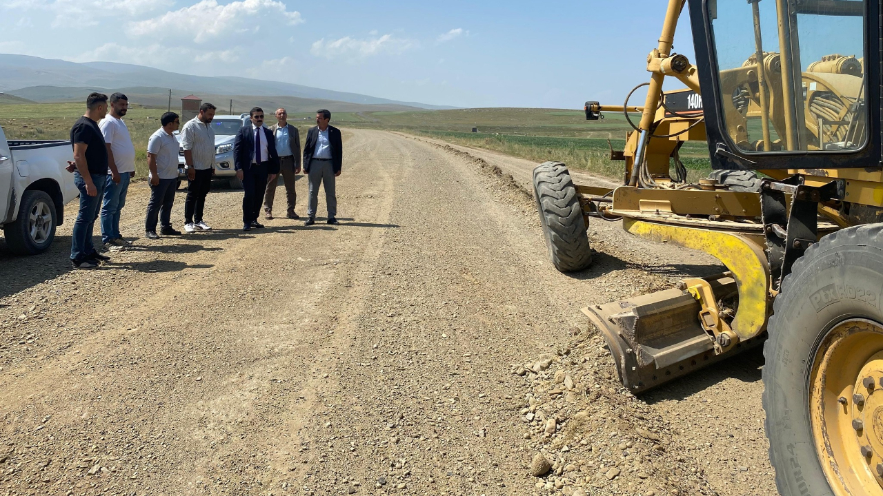 Kaymakam Akköz, köylerde yapılan çalışmaları inceledi
