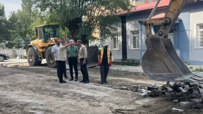Kağızman’da yollar yenileniyor