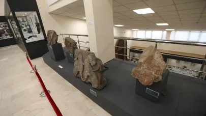Hz. İsa figürlü taş rölyef Kars Müzesi'nde ziyaretçilerini bekliyor