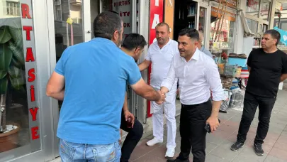 Başkan Adıgüzel’den Selim’de esnaf ziyareti